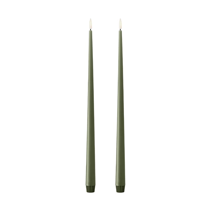 Bougies LED ester & erik 40 cm lot de 2 - 70 Sol Vert - Ester & erik