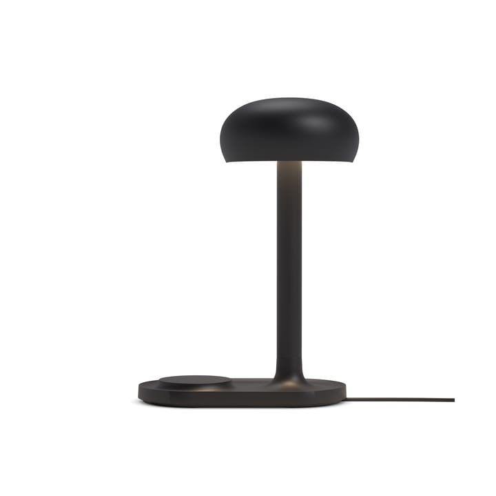 Lampe de table Emendo avec chargeur Qi, Noir Eva Solo