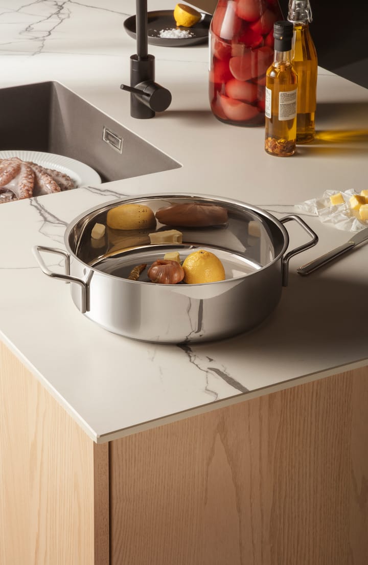 Sauteuse Eva Trio Stainless Steel avec 2 poignées - Ø28 cm - Eva Solo