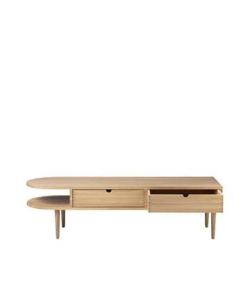 Banc F24 Radius - Oak nature lacquered 45x145 cm - FDB Møbler