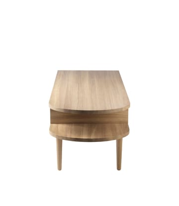 Banc F24 Radius - Oak nature lacquered 45x145 cm - FDB Møbler