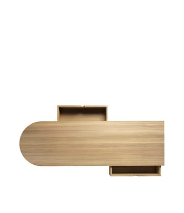 Banc F24 Radius - Oak nature lacquered 45x145 cm - FDB Møbler