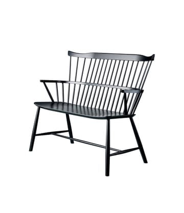 Banc J52D - Beech black painted - FDB Møbler