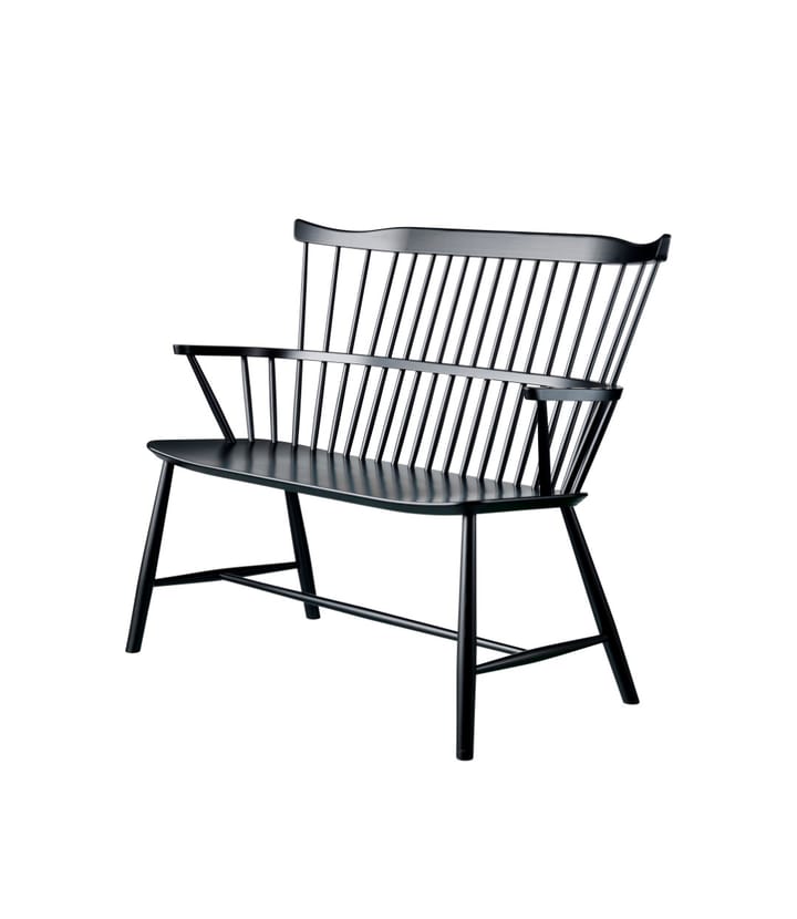 Banc J52D - Beech black painted - FDB Møbler