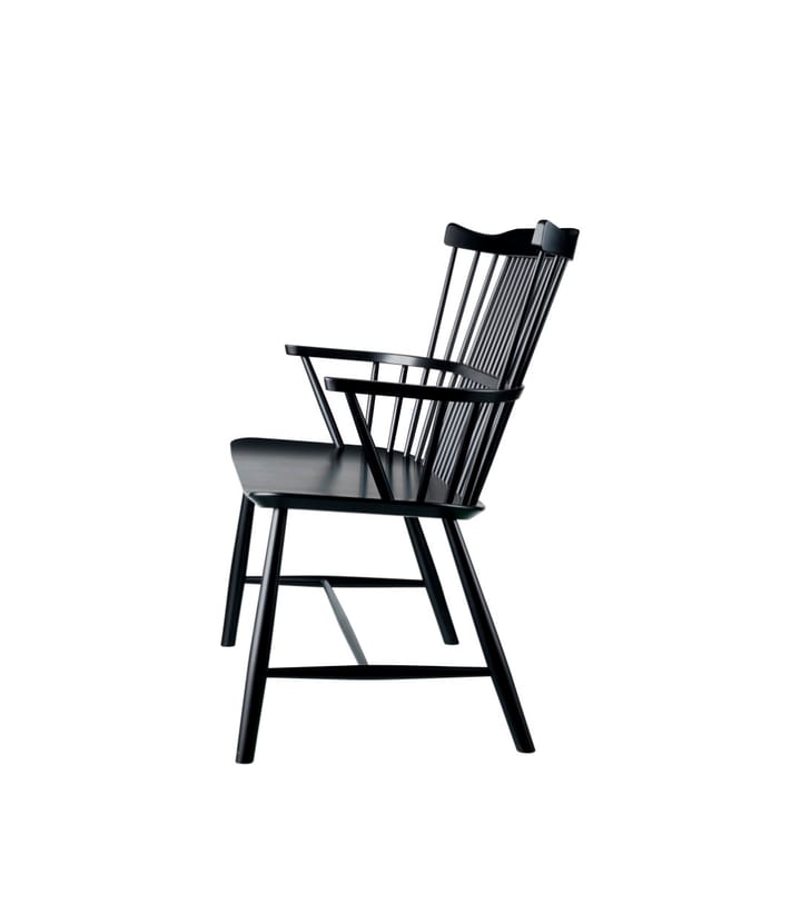 Banc J52D - Beech black painted - FDB Møbler