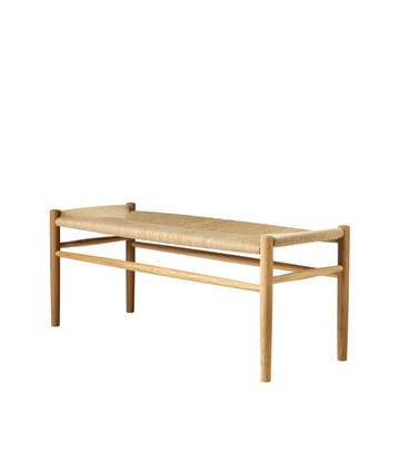 Banc J83B 37x100 cm - Oak nature lacquered-nature - FDB Møbler