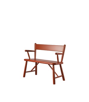 Banc pour enfants P11 - Beech red painted - FDB Møbler