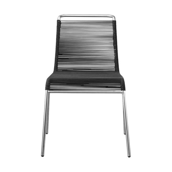 Chaise M20 Teglgård Cord Chair - Black-stainless steel - FDB Møbler