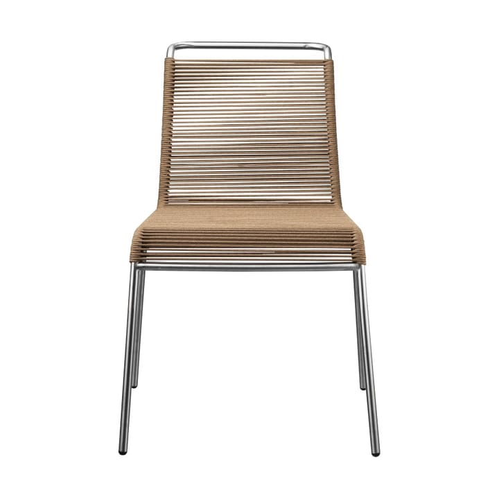 Chaise M20 Teglgård Cord Chair - Brown mixed-stainless steel - FDB Møbler