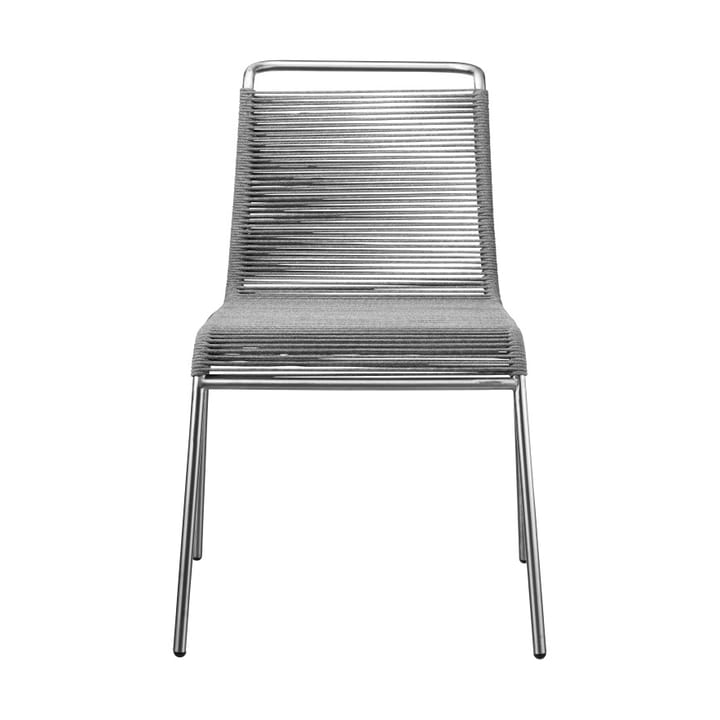 Chaise M20 Teglgård Cord Chair - Light grey mixed-stainless steel - FDB Møbler