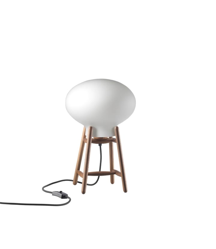 Lampe de table U4 Hiti, Opal-walnut nature lacquered FDB Møbler