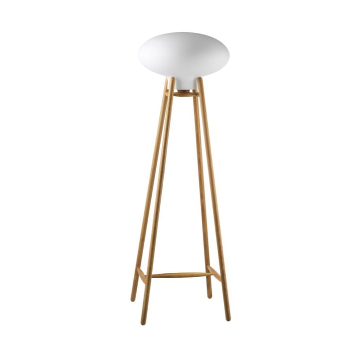 Lampe sur pied U5 Hiti - Opal glass-oak nature lacquered - FDB Møbler