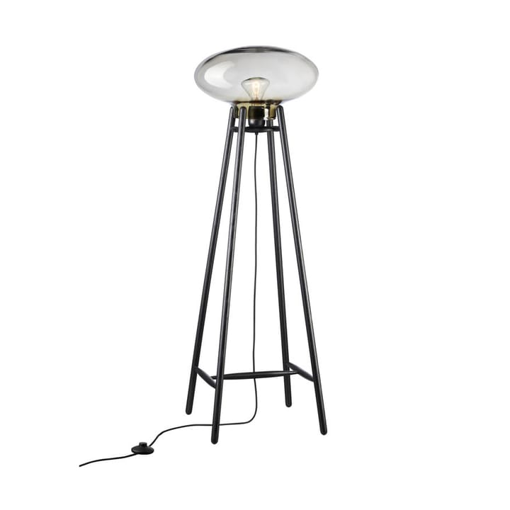 Lampe sur pied U5 Hiti - Smokey grey-oak black painted - FDB Møbler