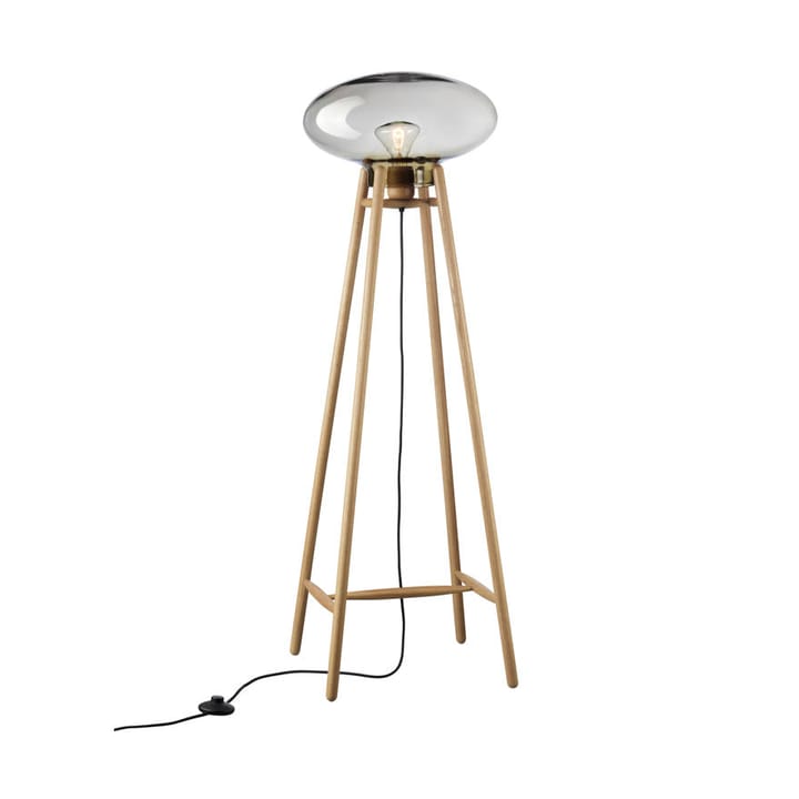 Lampe sur pied U5 Hiti - Smokey grey-oak nature lacquered - FDB Møbler