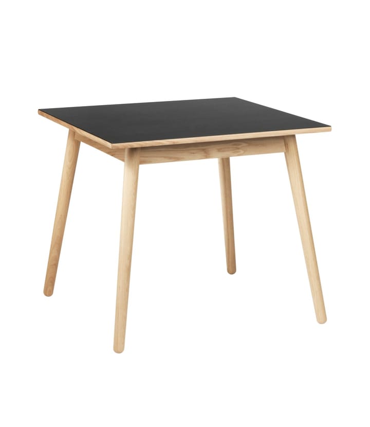 Table à manger C35A 82x82 cm - Black-oak nature lacquered - FDB Møbler