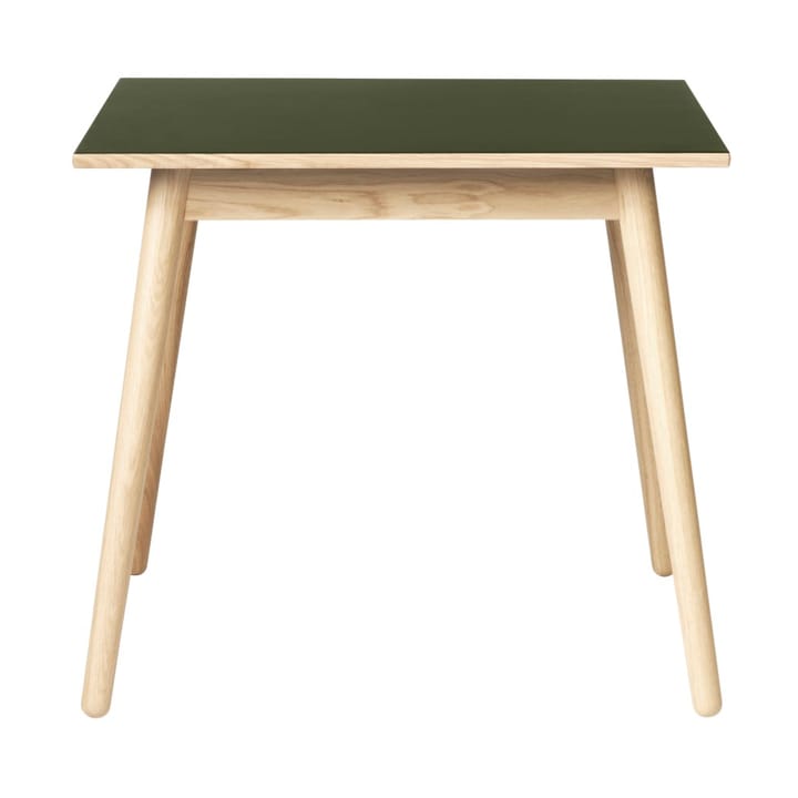 Table à manger C35A 82x82 cm, Olive green-oak nature lacquered FDB Møbler