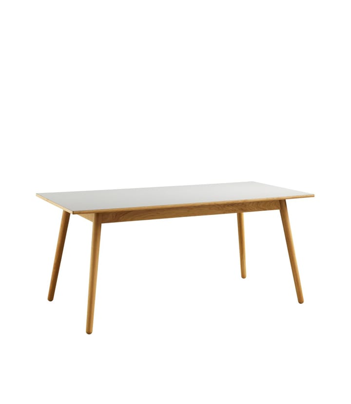 Table à manger C35B 82x160 cm - Light grey-oak nature lacquered - FDB Møbler