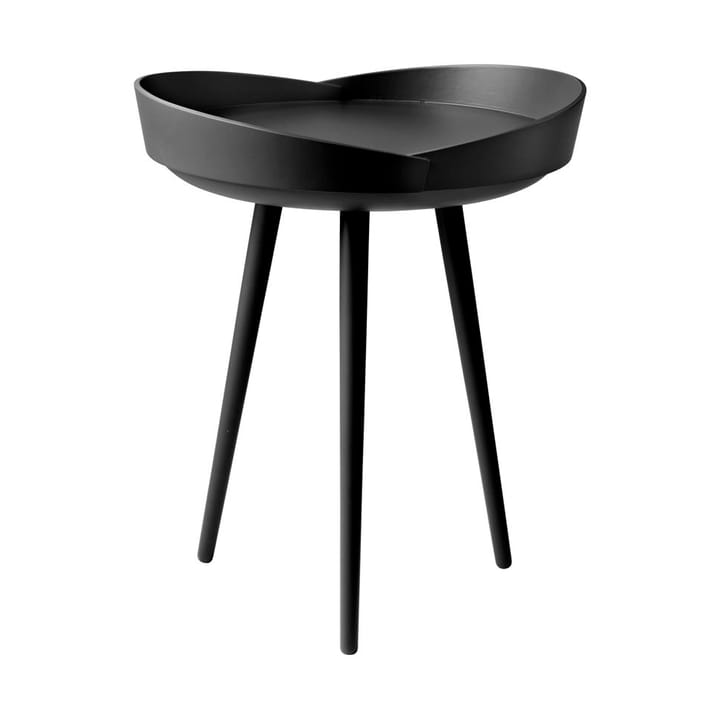 Table à plateau D106 Bakkedal Ø38 cm - Beech black painted - FDB Møbler