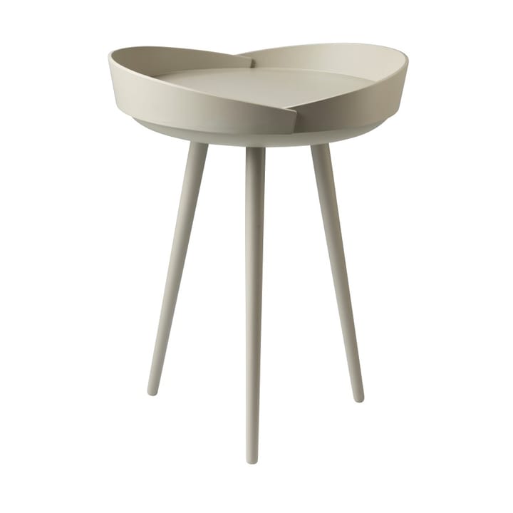 Table à plateau D106 Bakkedal Ø38 cm - Beech silk grey painted - FDB Møbler