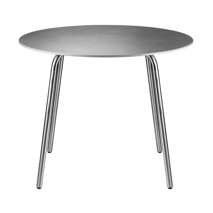 Table de jardin M21 Teglgård Ø90 cm - Stone-stainless steel - FDB Møbler