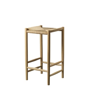 Tabouret de bar J164C Counter Squared - Oak nature lacquered - FDB Møbler