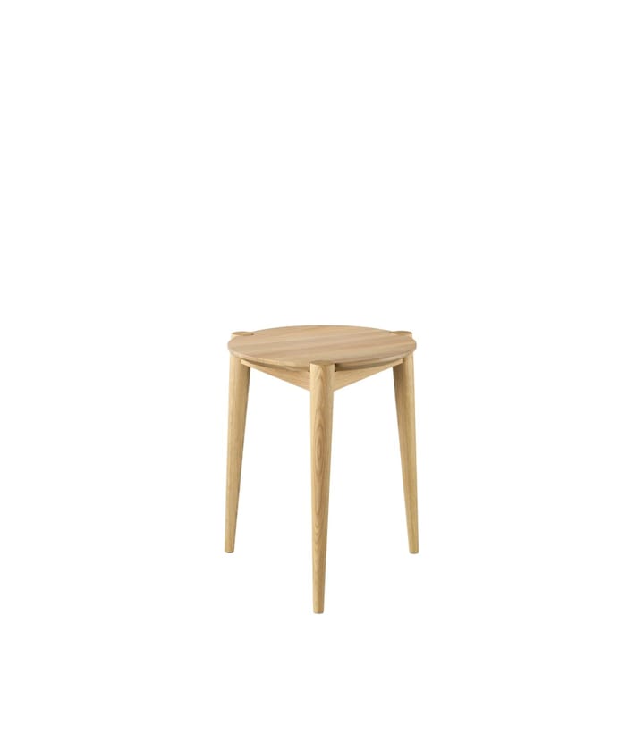 Tabouret J160 35 cm - Oak nature lacquered - FDB Møbler