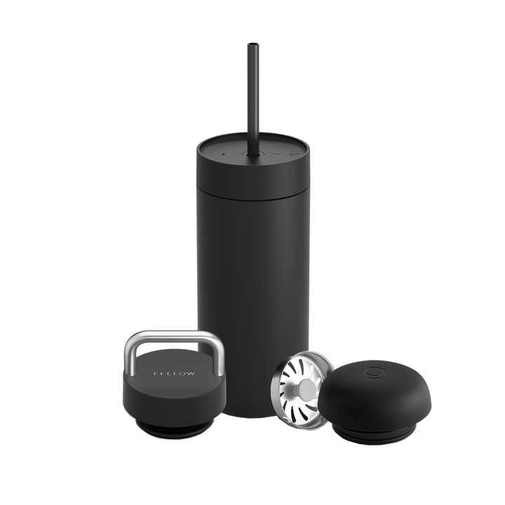 Mug isotherme Carter Move 3-in-1 lock - Matte black - Fellow