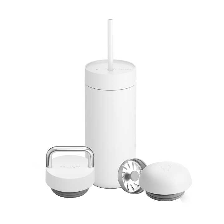 Mug isotherme Carter Move 3-in-1 lock - Matte white - Fellow