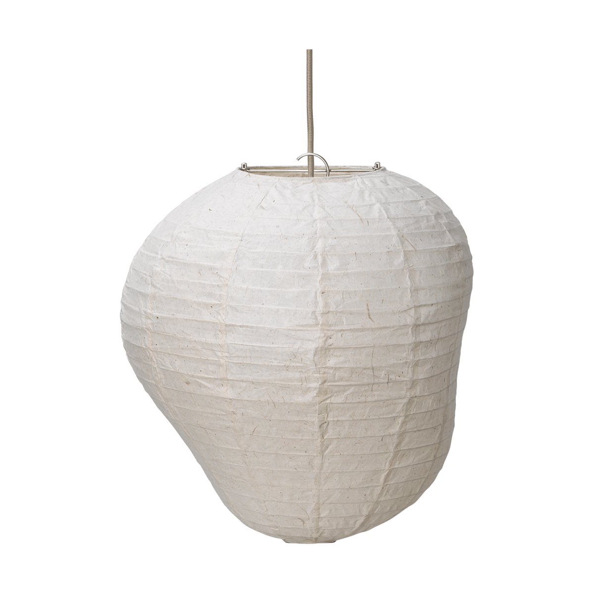 ferm LIVING Abat-jour Kurbis 40 cm, Naturel