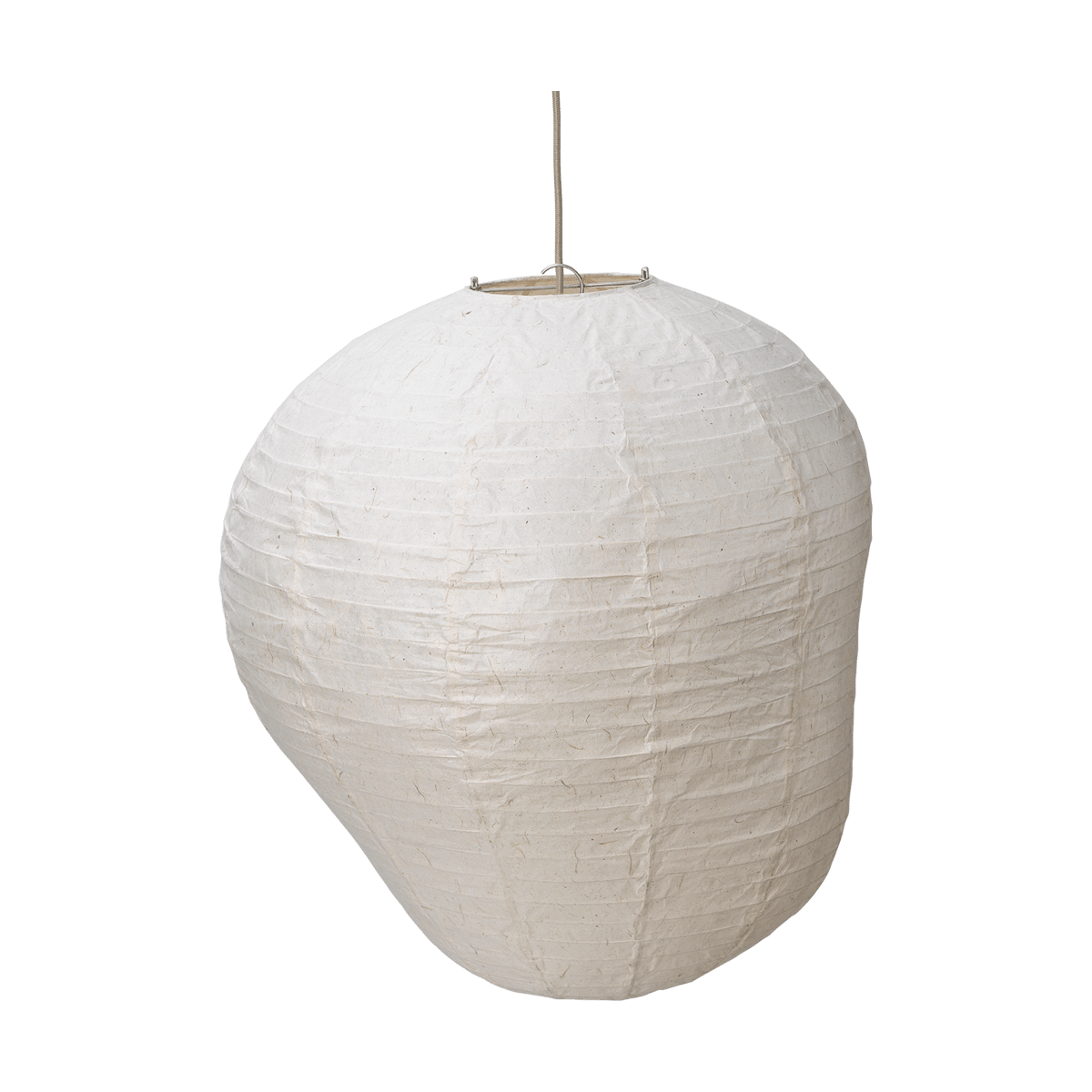 ferm LIVING Abat-jour Kurbis 60 cm, Naturel