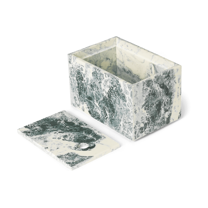 Boîte de rangement Mist 10x15 cm - Emerald-off white - ferm LIVING