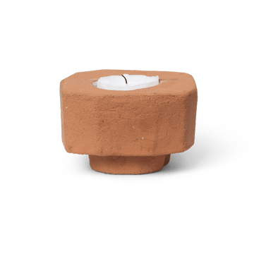 Bougeoir Kurinu - Terracotta - ferm LIVING