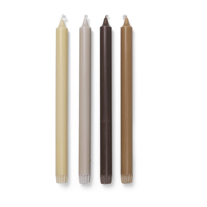 Bougies Pure, Pack de 4 - mélange calme - Ferm LIVING