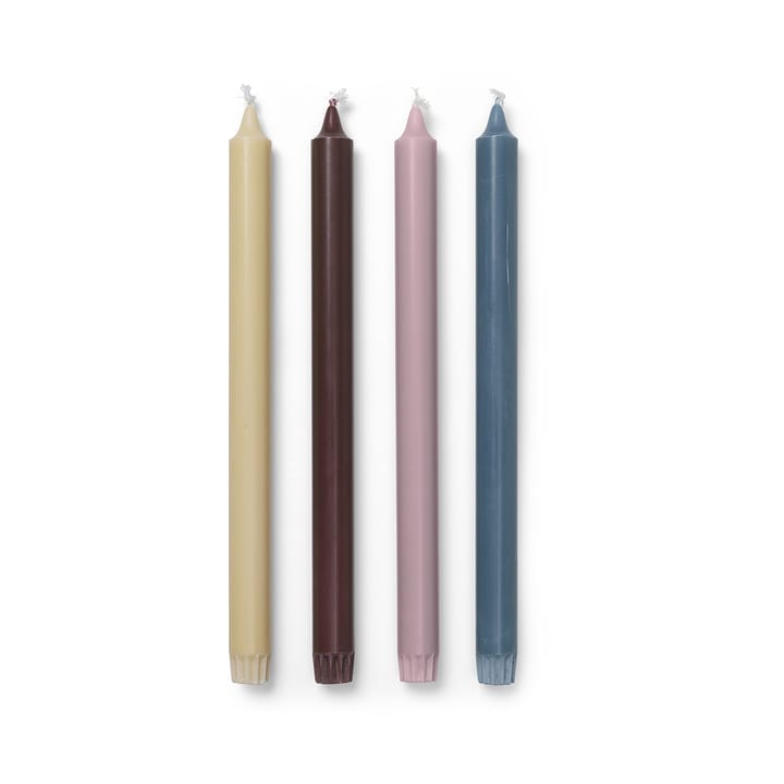 Bougies Pure, Pack de 4 - Mélange Fantaisiste - Ferm LIVING