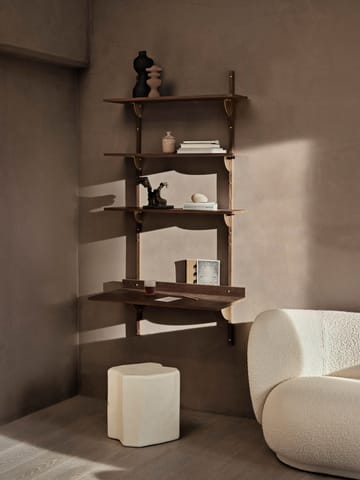 Bureau Sector - Smoked Oak, brass - ferm LIVING