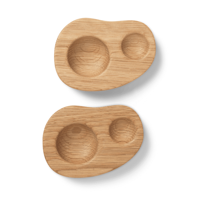 Coquetier Cairn Lot de 2 - Oak - Ferm Living