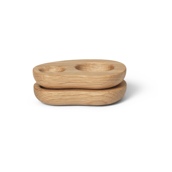 Coquetier Cairn Lot de 2 - Oak - ferm LIVING