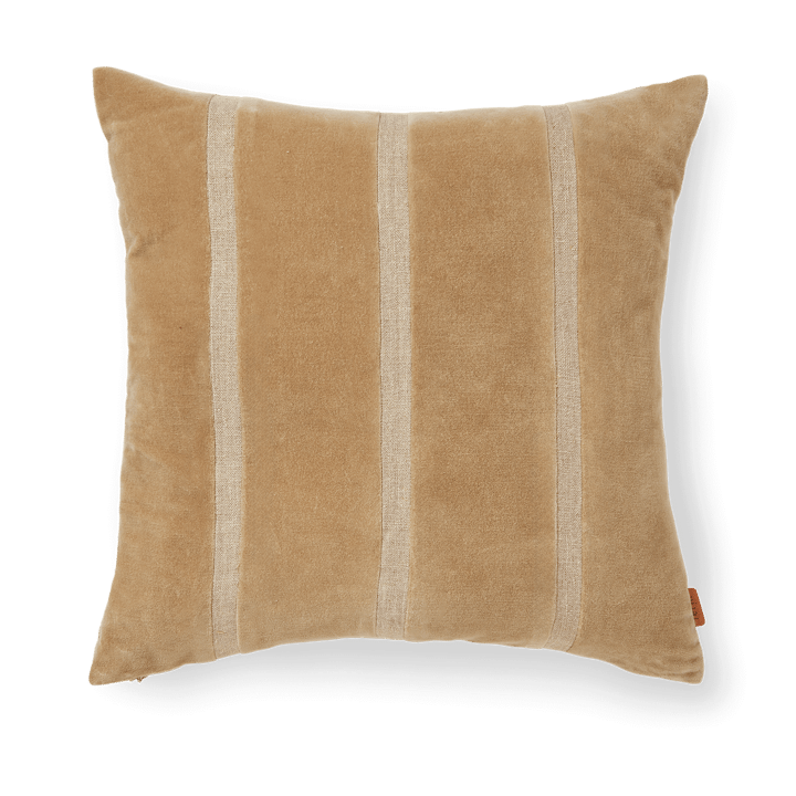 Coussin Senti Stripe 50x50 cm - Dark sand-linen - Ferm LIVING