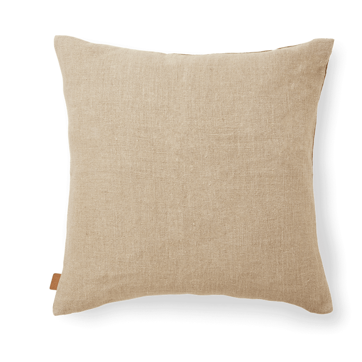 Coussin Senti Stripe 50x50 cm - Dark sand-linen - ferm LIVING