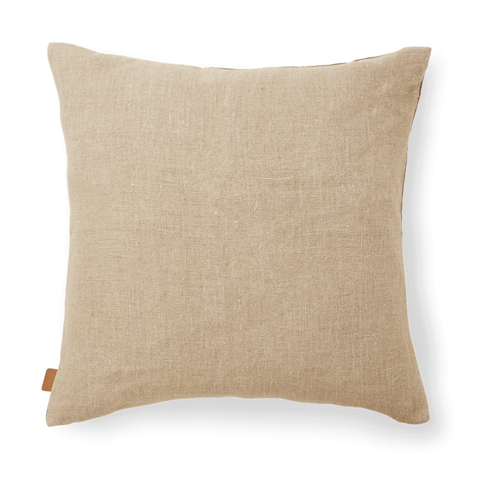 Coussin Senti Stripe 50x50 cm - Linen-carob brown - ferm LIVING