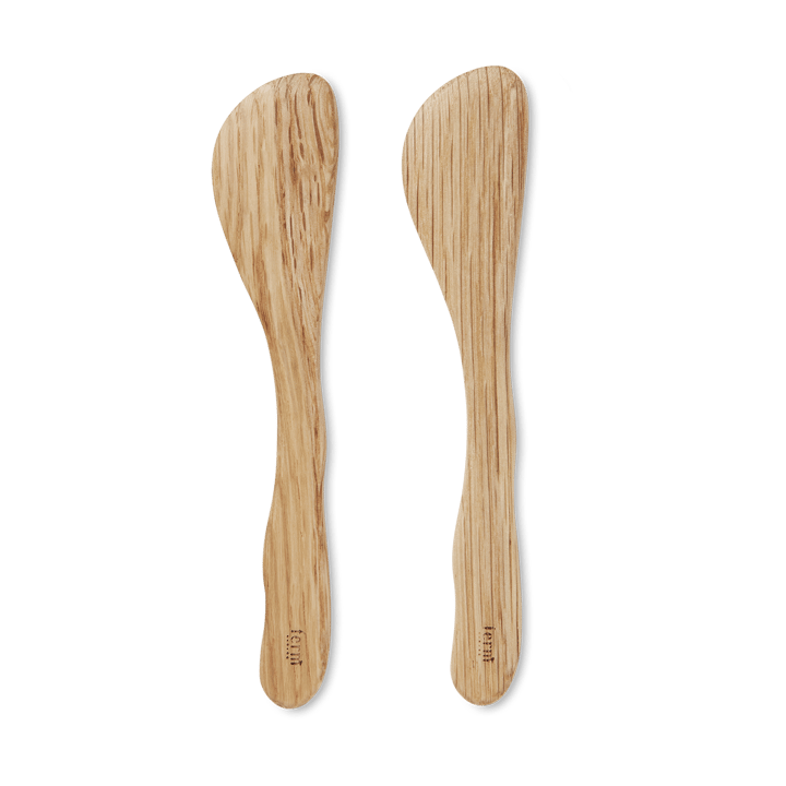 Couteau à beurre Cairn, lot de 2 - Oak - Ferm LIVING