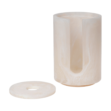 Distributeur de cotons Mist 11,8xØ8 cm - Pearl - Ferm Living