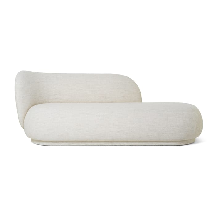 Divan Rico bouclé gauche - Blanc cassé - ferm LIVING