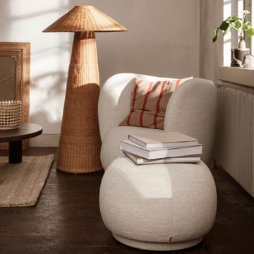 Fauteuil de salon Rico - brown, brushed - ferm LIVING