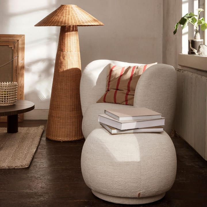 Fauteuil de salon Rico, brown, brushed ferm LIVING