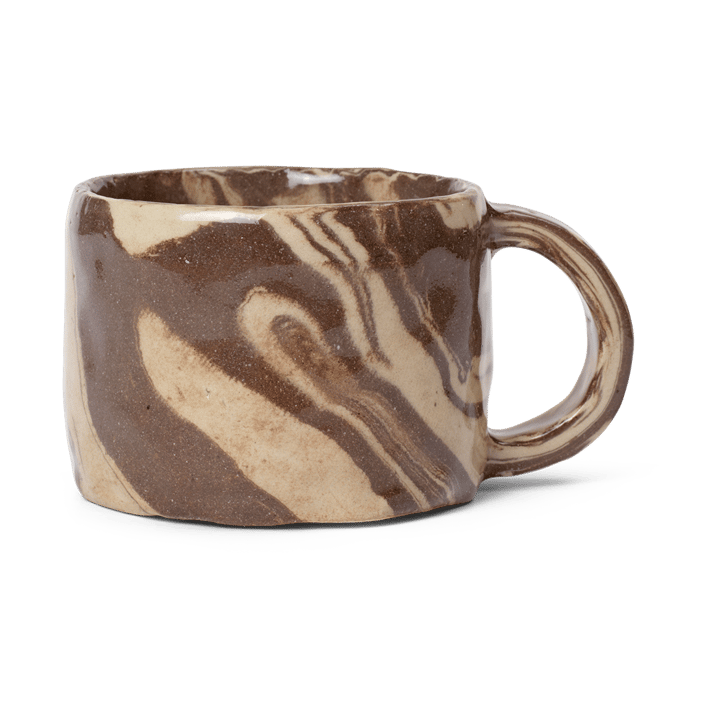 Mug Ryu avec couvercle 20 cl - Sable-brun - Ferm LIVING