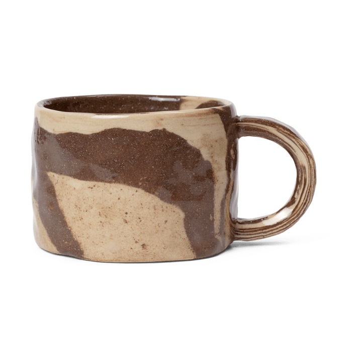 Mug Ryu avec couvercle 20 cl, Sable-brun ferm LIVING