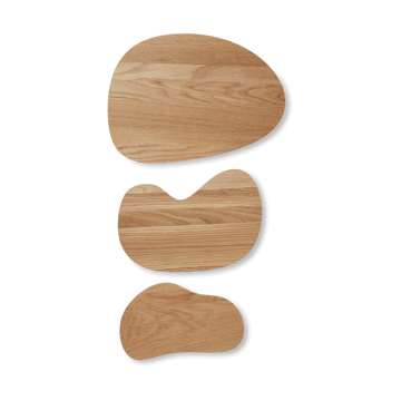 Planche à découper Cairn 3 pièces - Oak - ferm LIVING