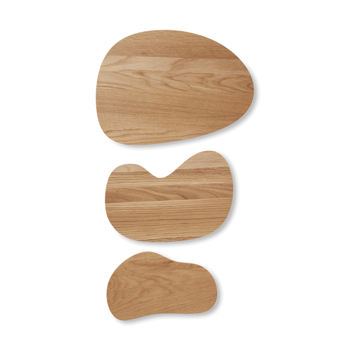 Planche à découper Cairn 3 pièces - Oak - ferm LIVING