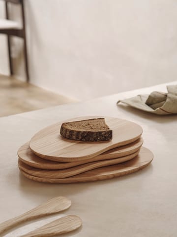 Plateau Cairn butter boards 4 pièces - Oak - ferm LIVING